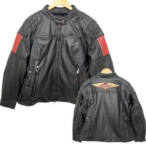 Harley-Davidson® 120th Anniversary Nostalgia Leather Riding Jacket Women's 2XL